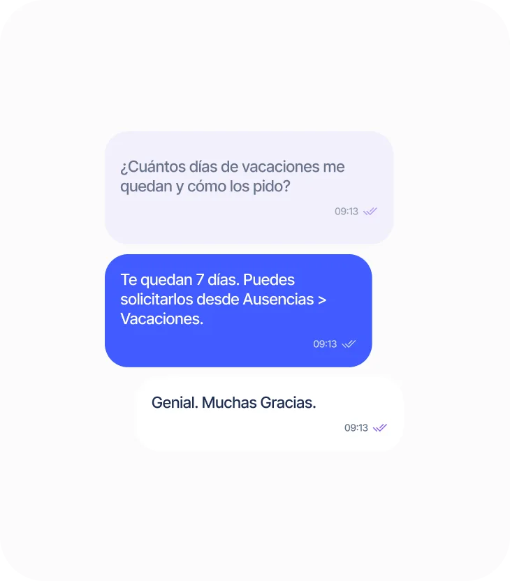 Chat per le domande di Sesame Intelligence