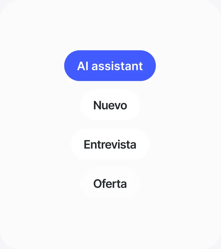 Assistente IA per la selezione in Sesame HR
