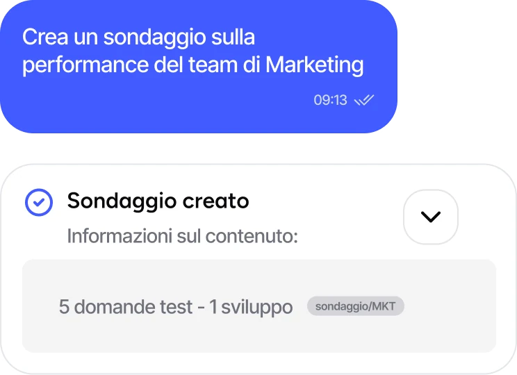 Creazione di sondaggi sul clima in Sesame HR