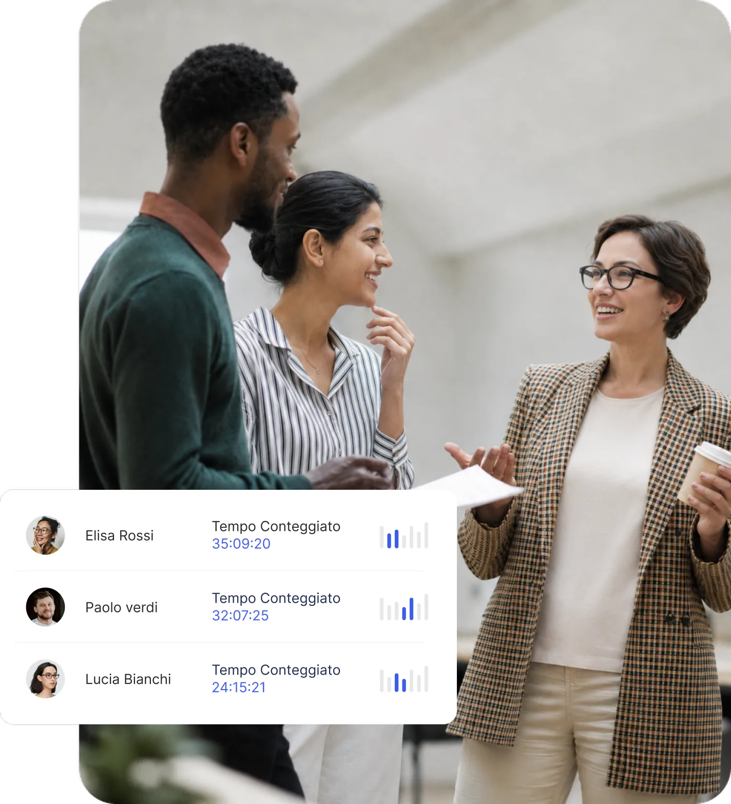 Gestione del tempo del team in Sesame HR