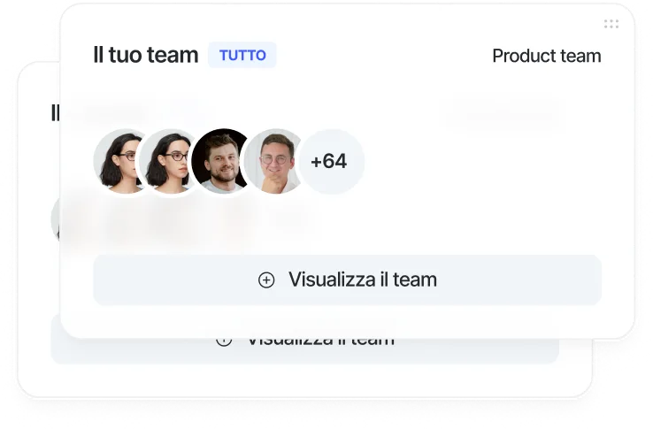 Vista del team in Sesame HR