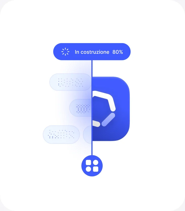 Studio che costruisce un'app