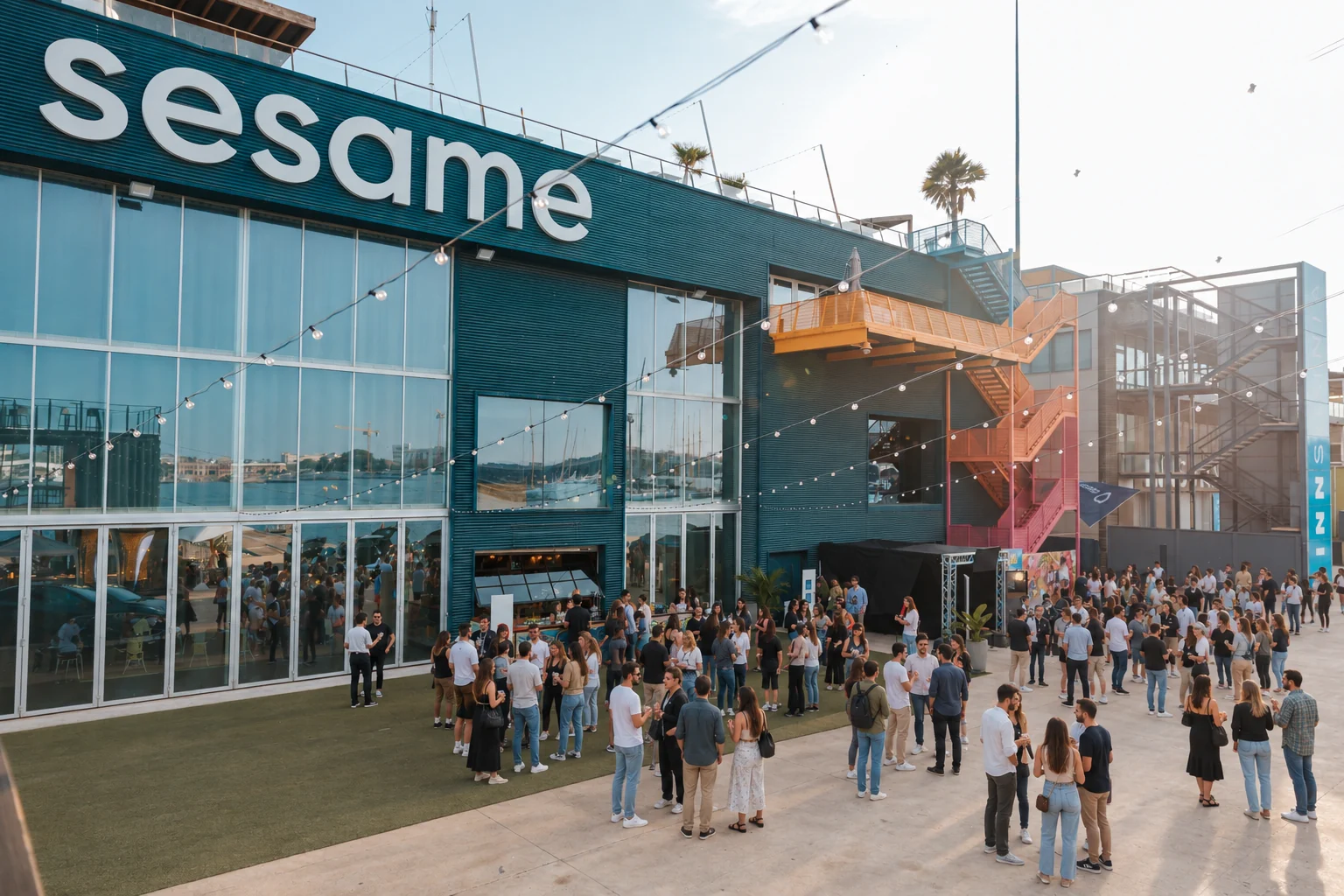 Gli uffici di Sesame HR durante un evento con tutto il team