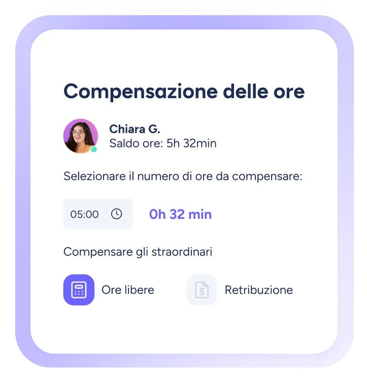 Retribuisci la banca ore straordinari