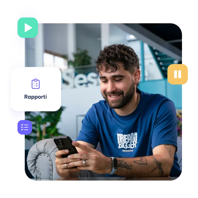 overview timbrature giornaliera